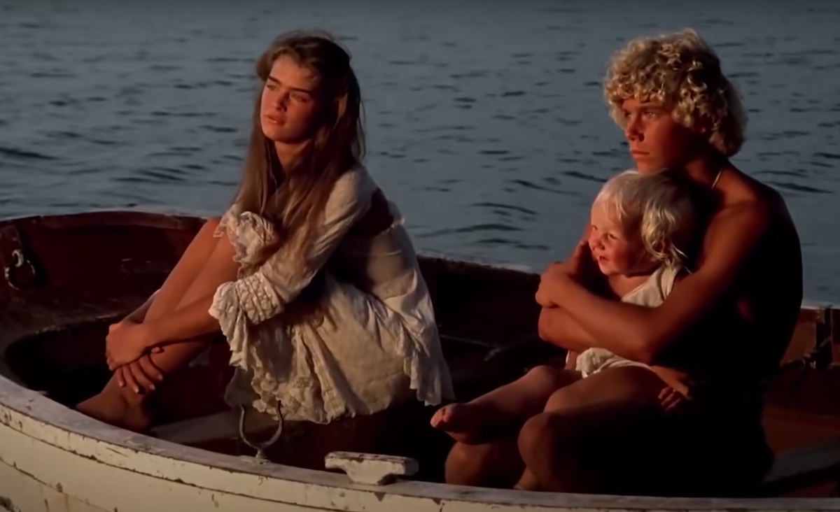 Brooke Shields and Christopher Atkins in 