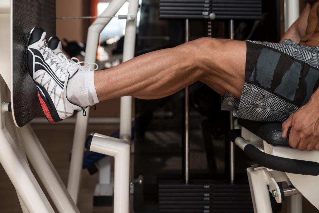 man working out