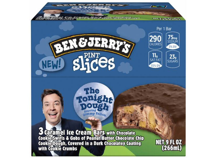 Ben and jerrys pint slices The Tonight Dough