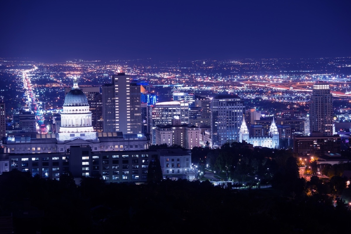 salt lake city utah skyline