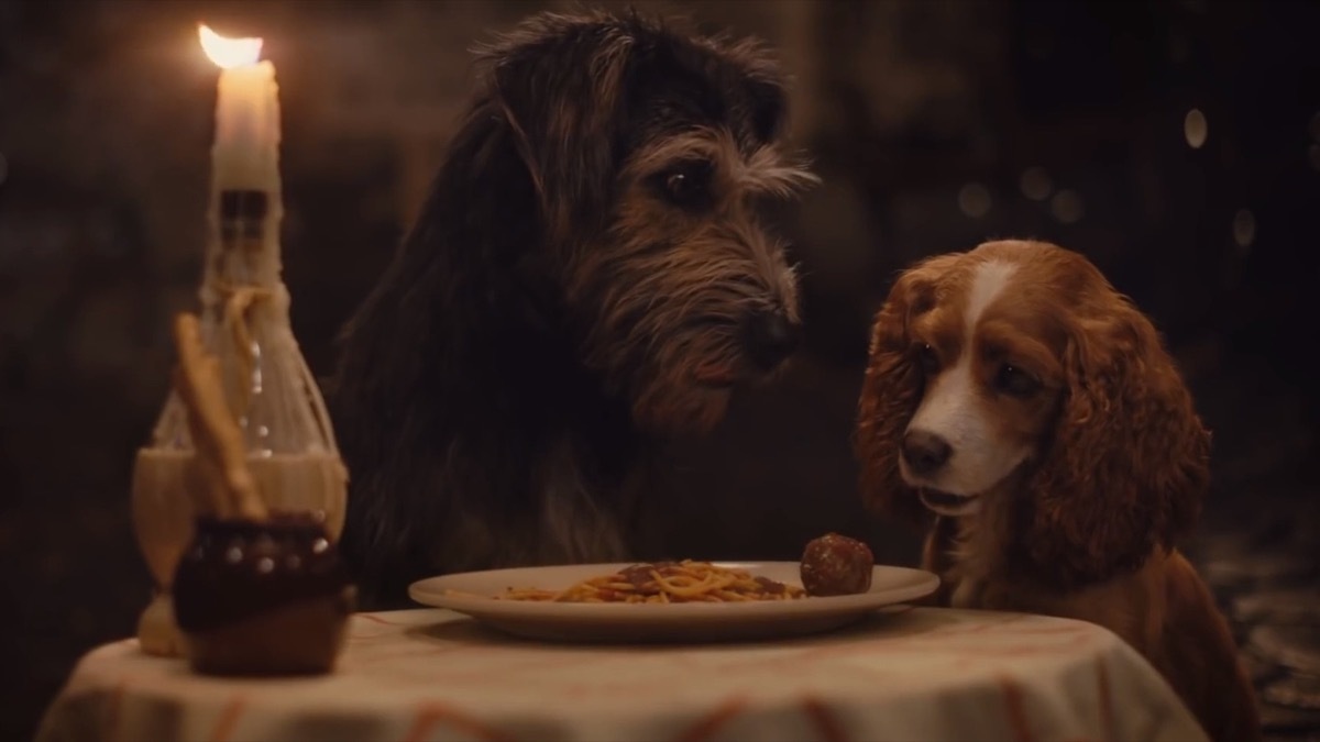 still from the 2019 lady and the tramp