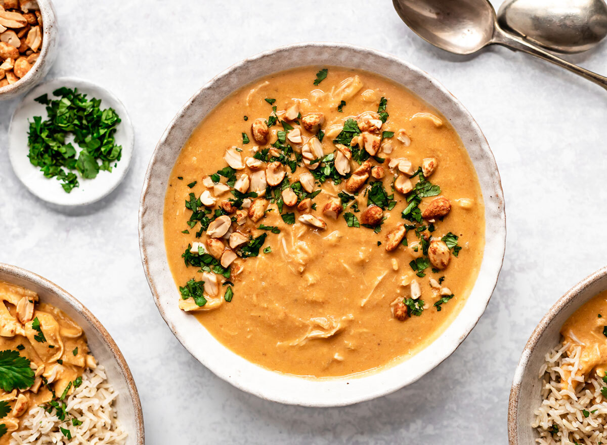 pumpkin peanut butter chicken soup recipe