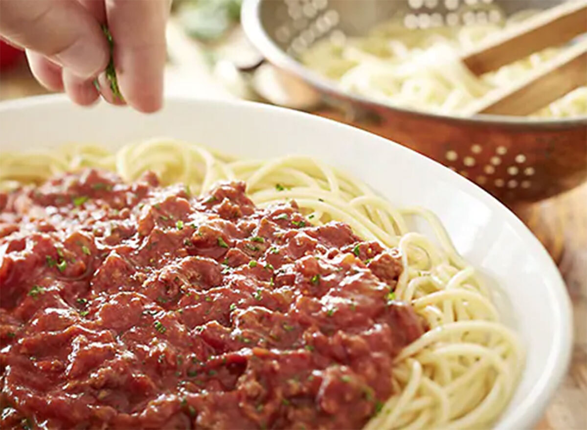 olive garden spaghetti meat sauce