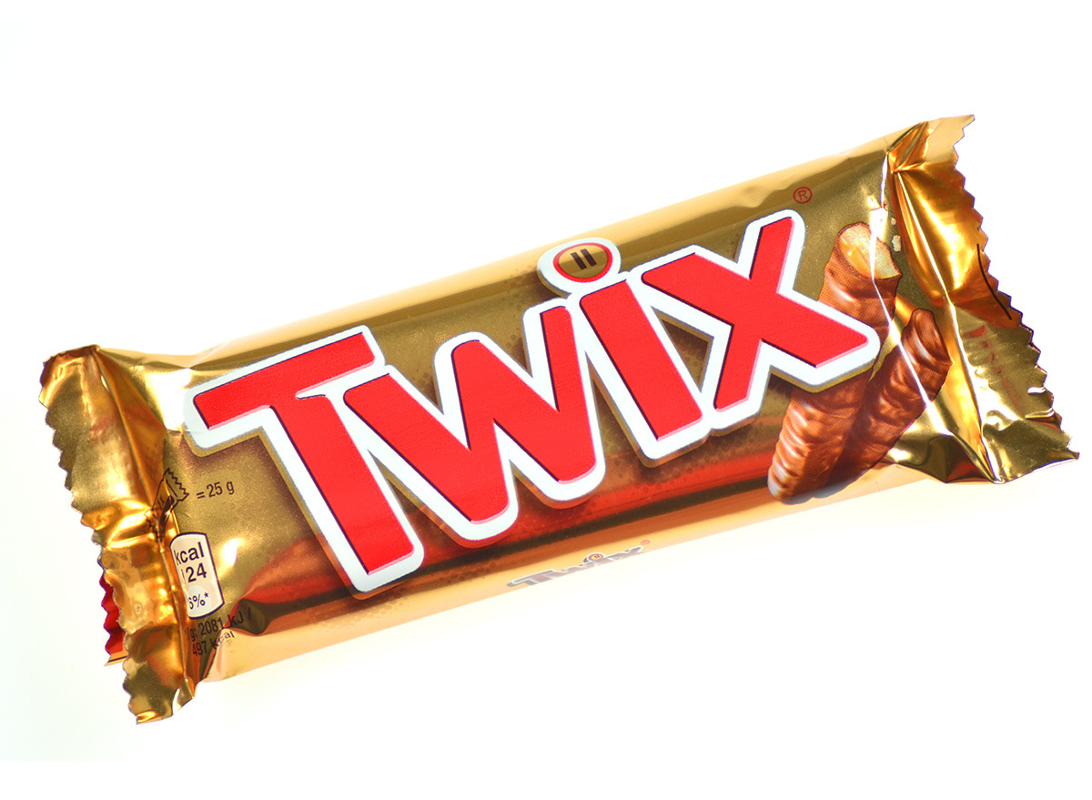 twix bar wrapped