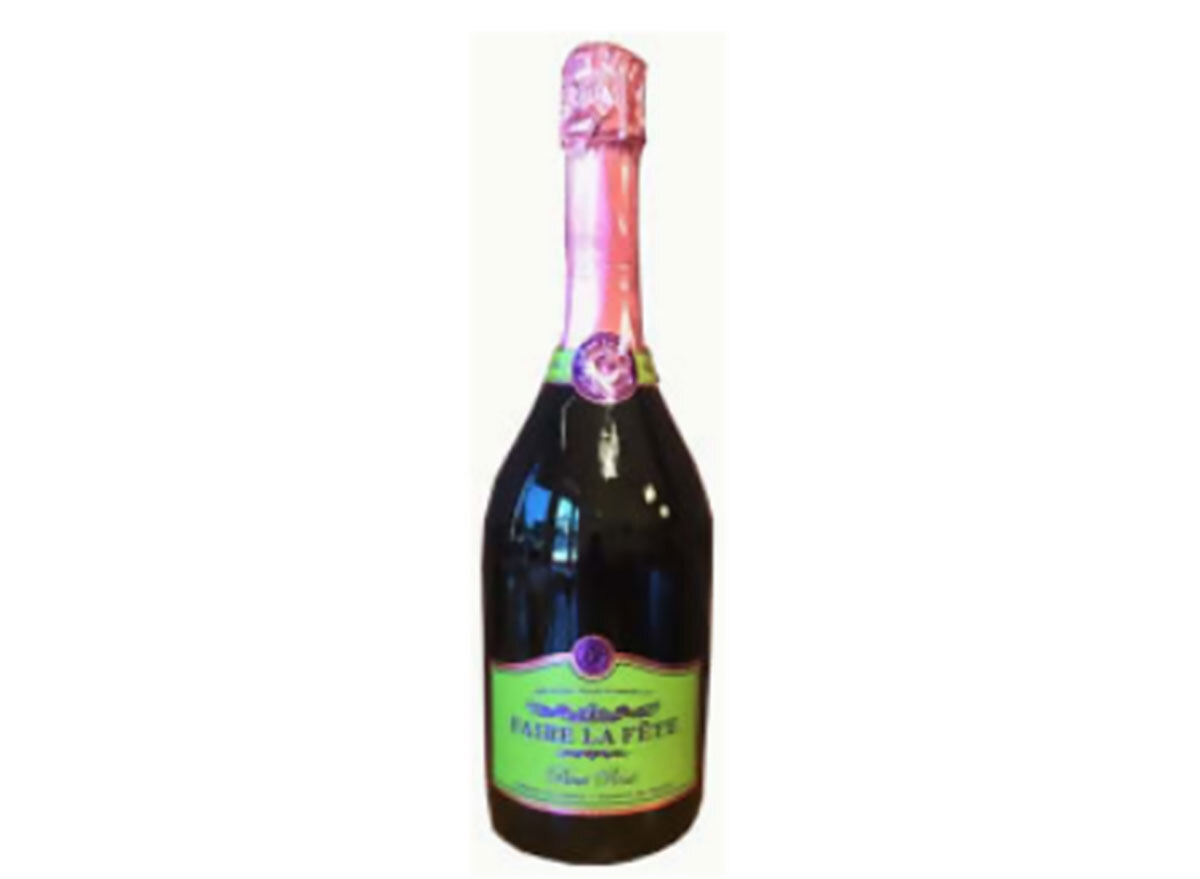 Faire la fete champagne bottle