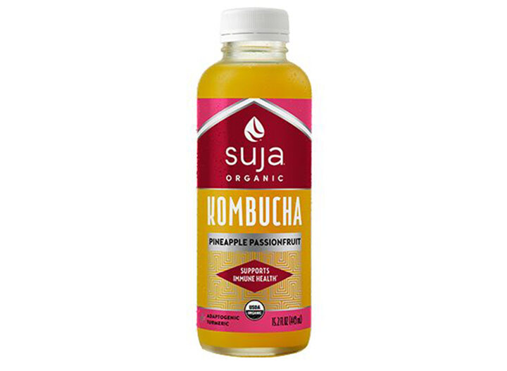 Suja organic kombucha pineapple passionfruit