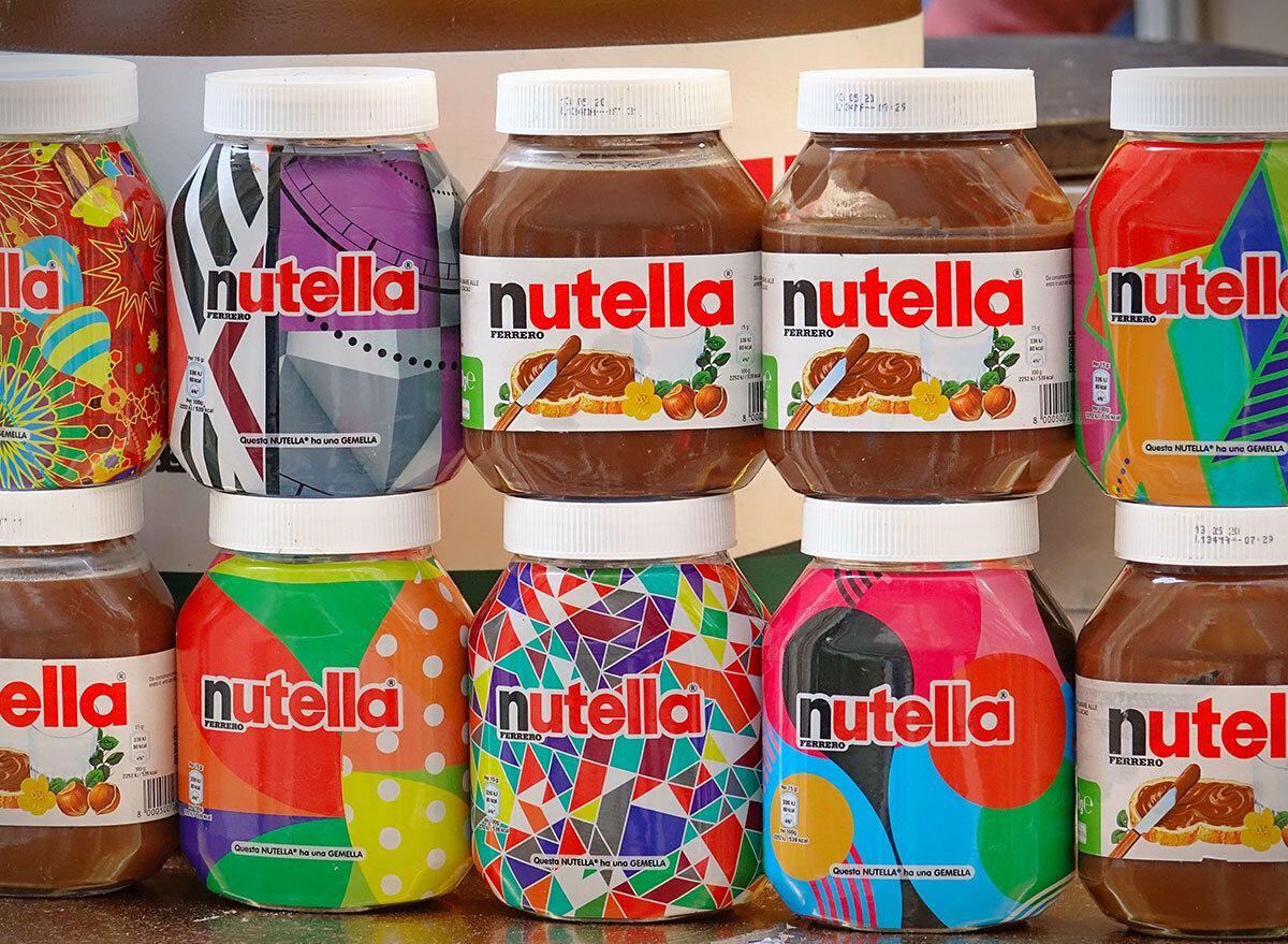 nutella jars