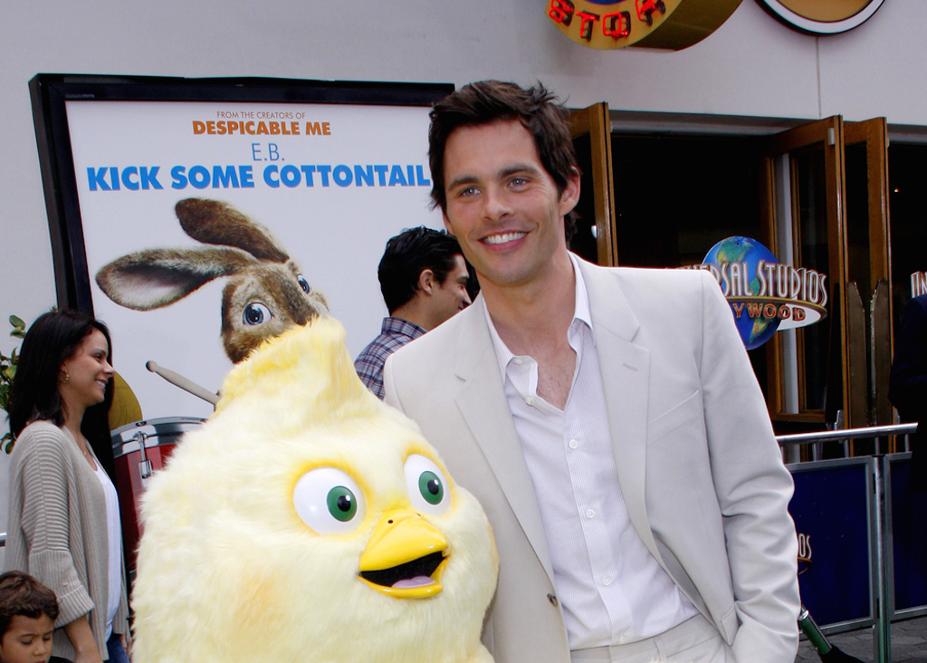 james marsden with duck