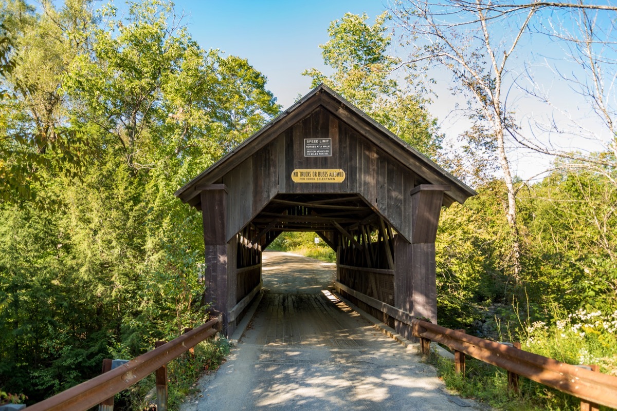 gold brook covered bridge