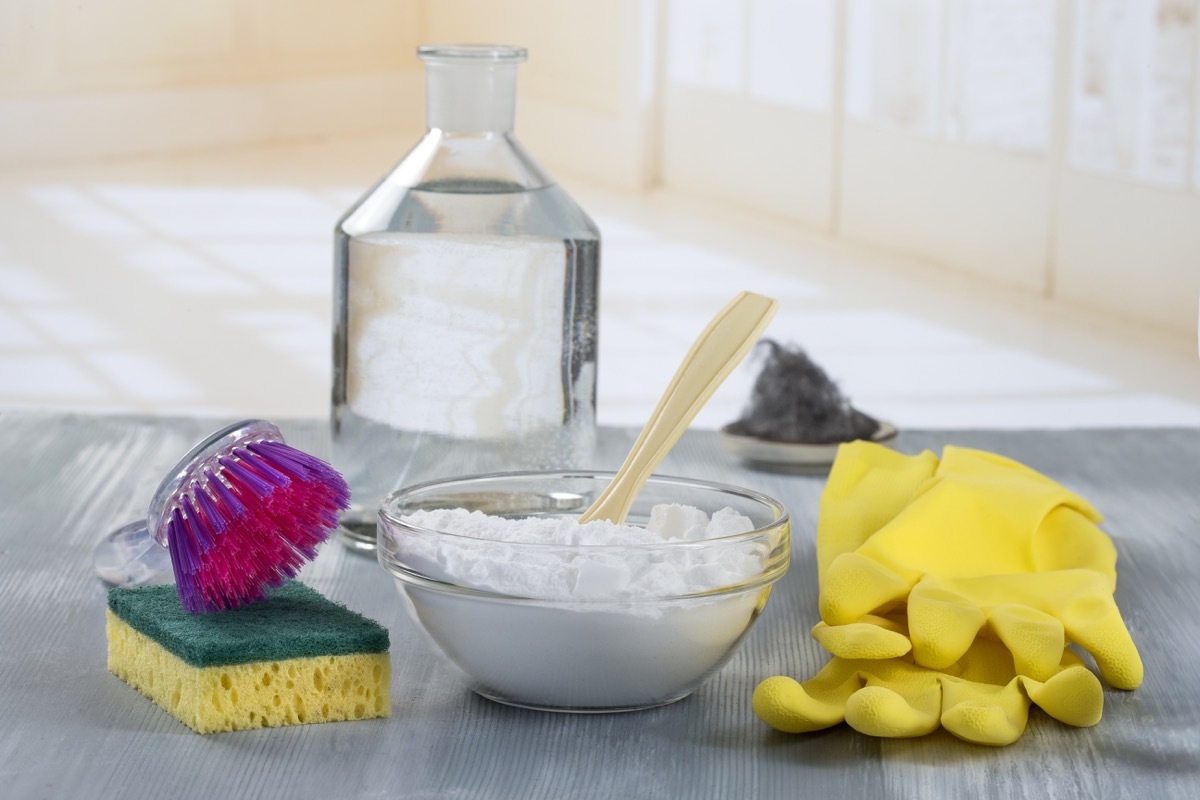 Baking soda homemade cleaner