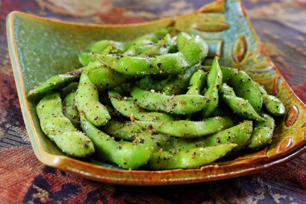 edamame healthiest holiday finger foods