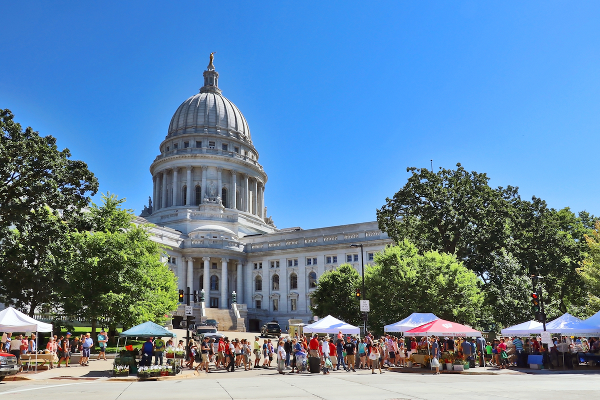 Madison Wisconsin farmer's market