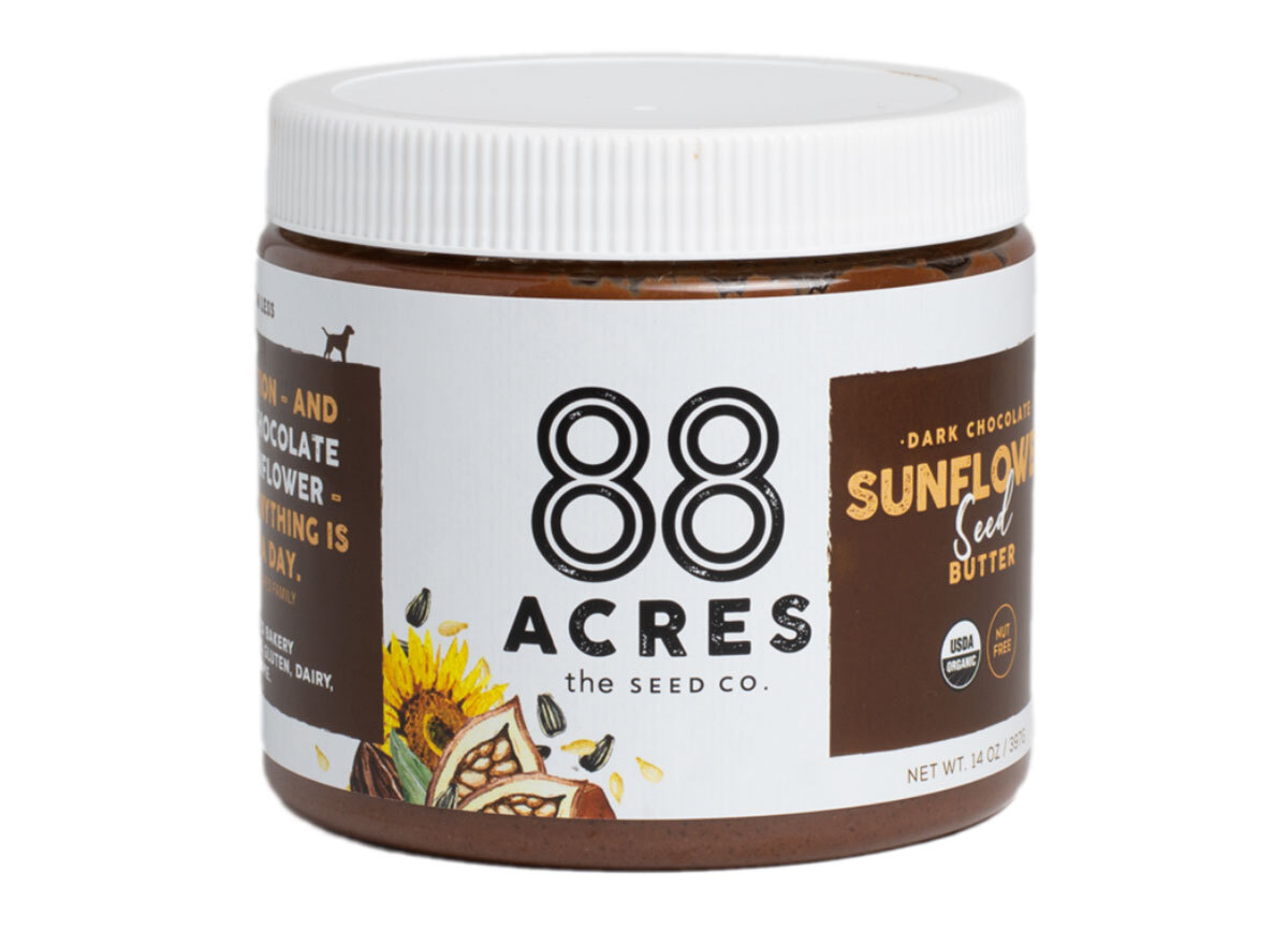 88 acres dark chocolate sunflower seed butter jar