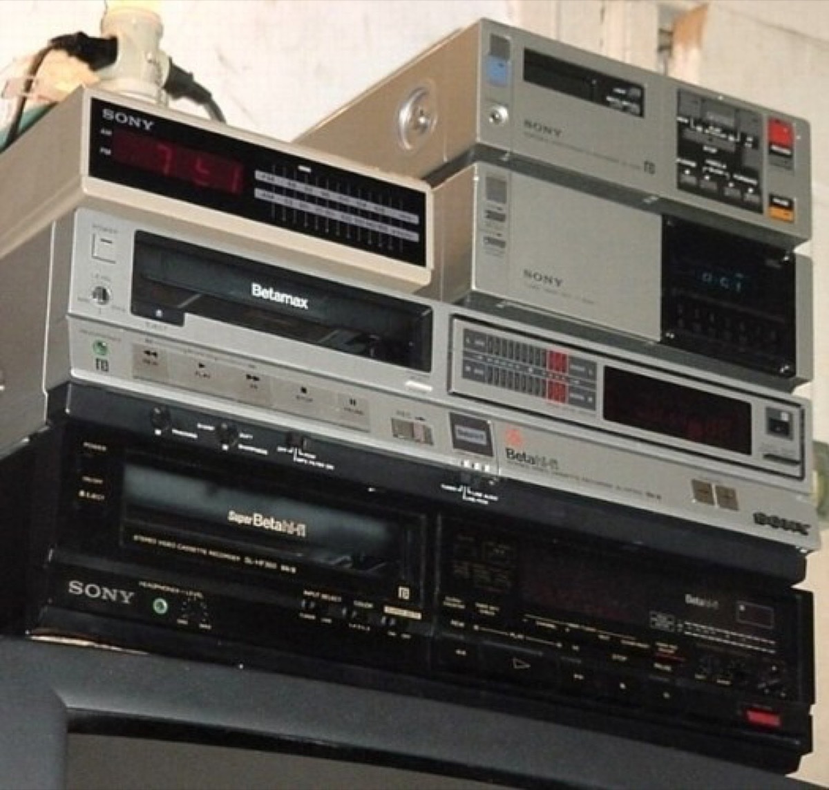 betamax mechine from the