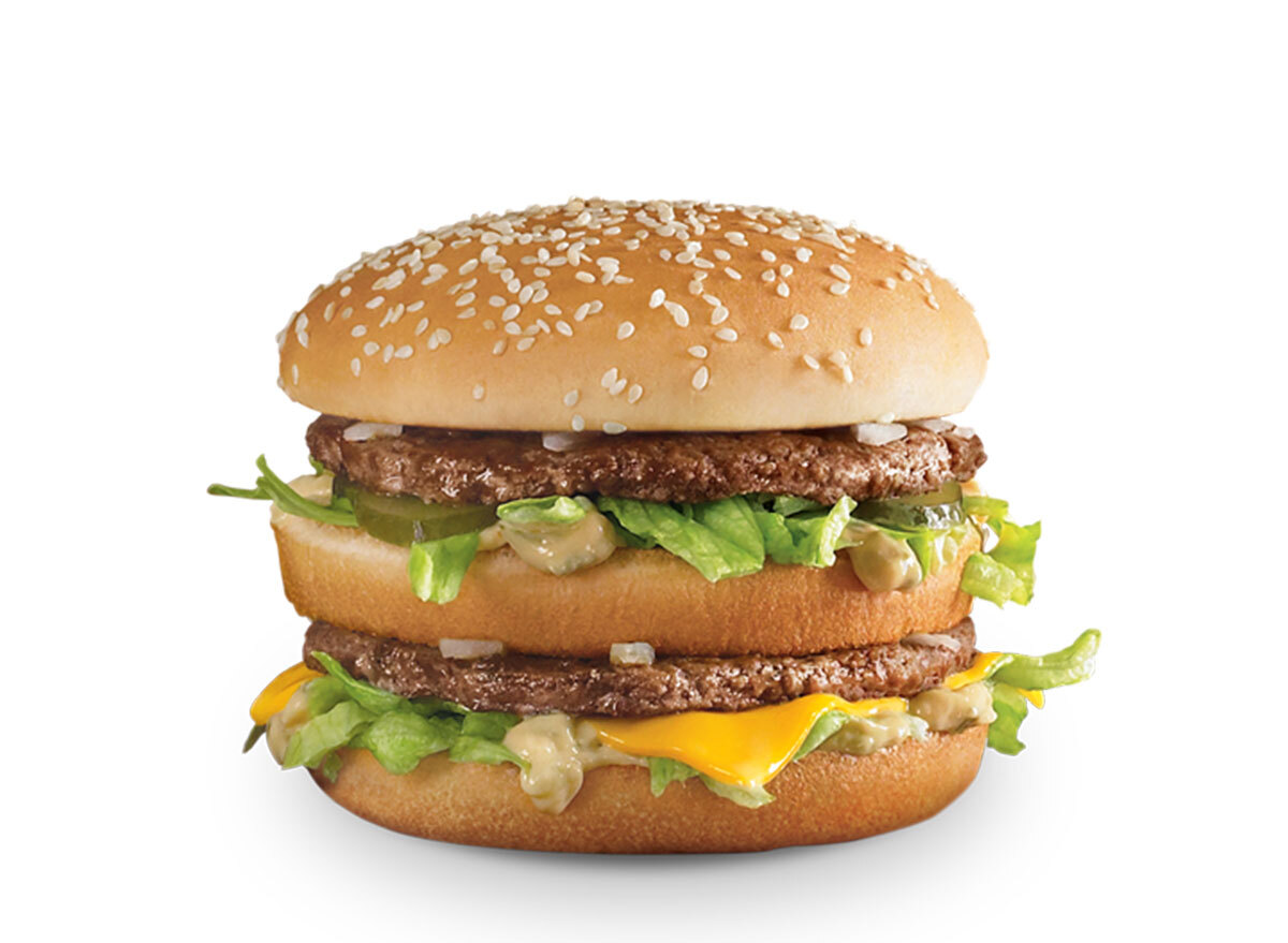 Isolated big mac