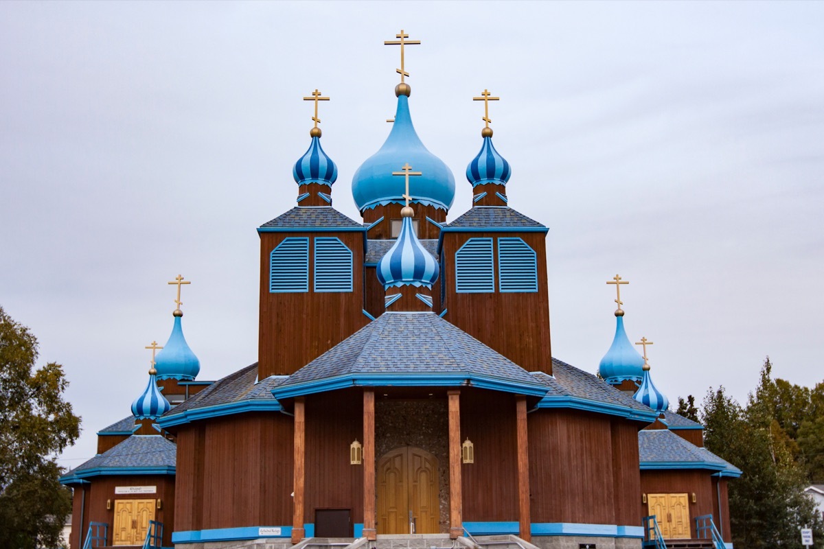 Russian Orthodox church in Anchorage Alaska