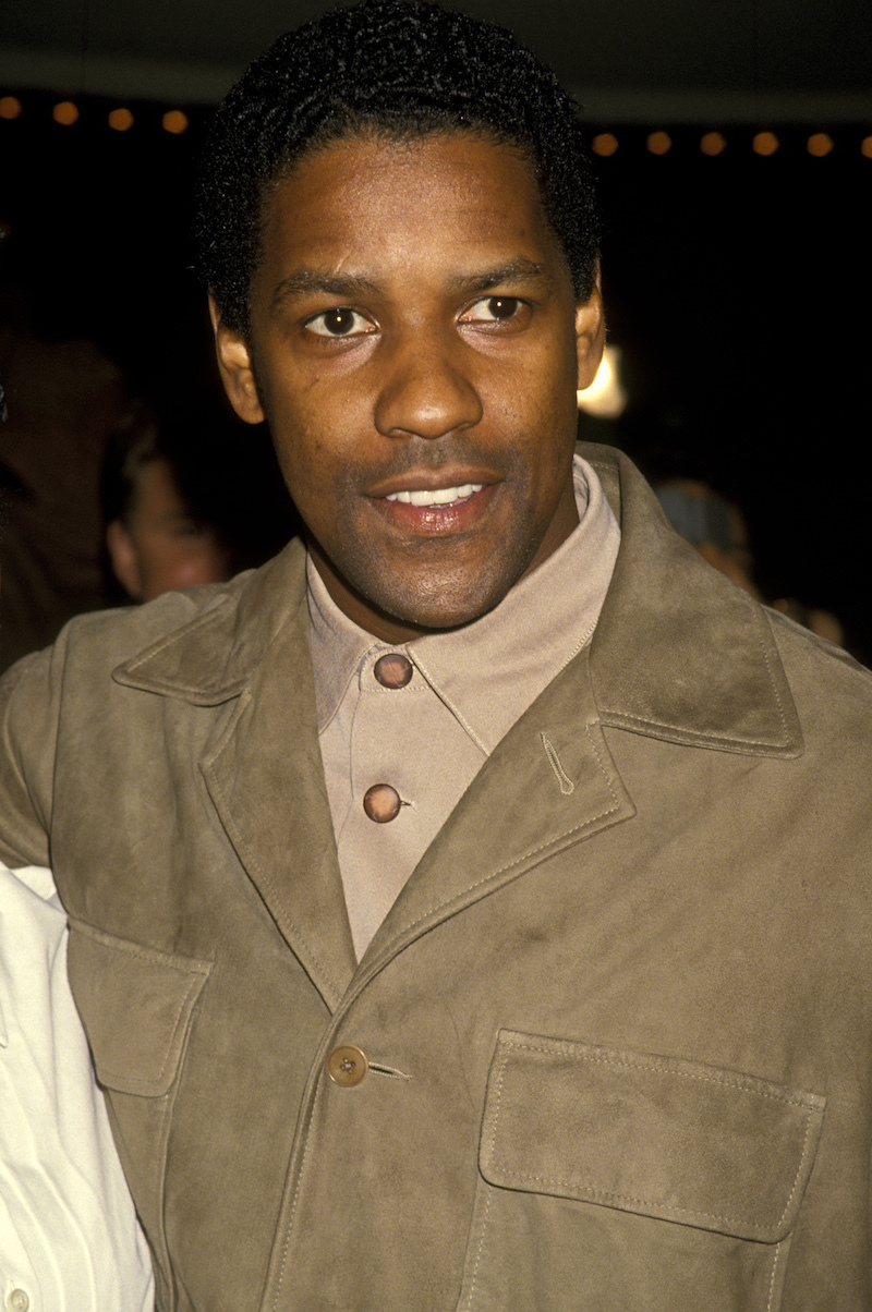 Denzel Washington at a screening of 