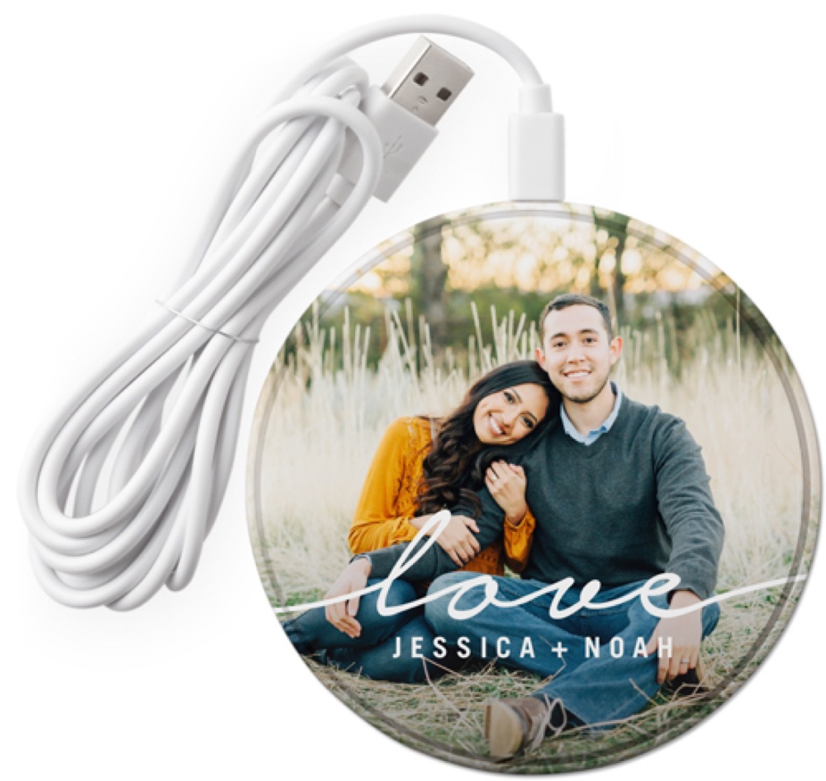 Shutterfly customized wireless phone charger