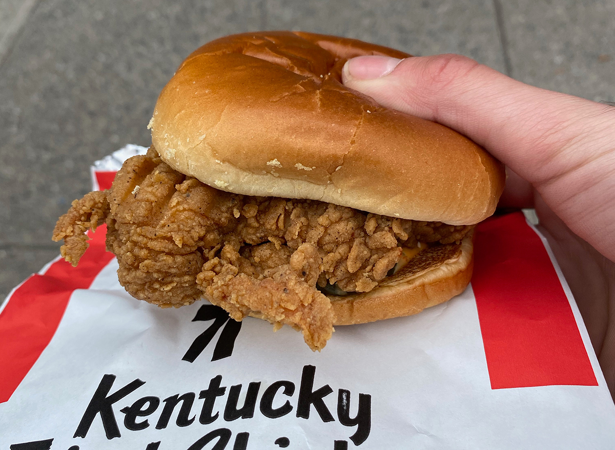 kfc spicy chicken sandwich