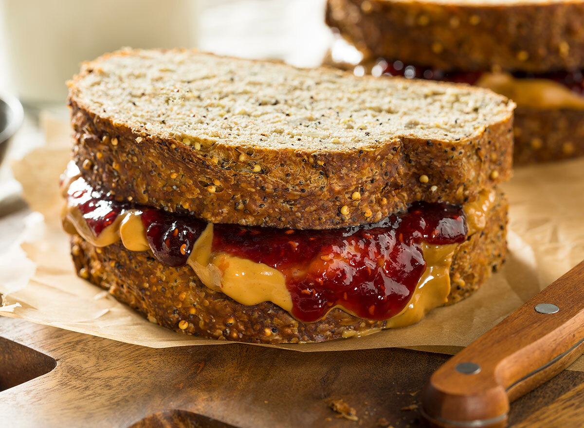 peanut butter artisnal bread