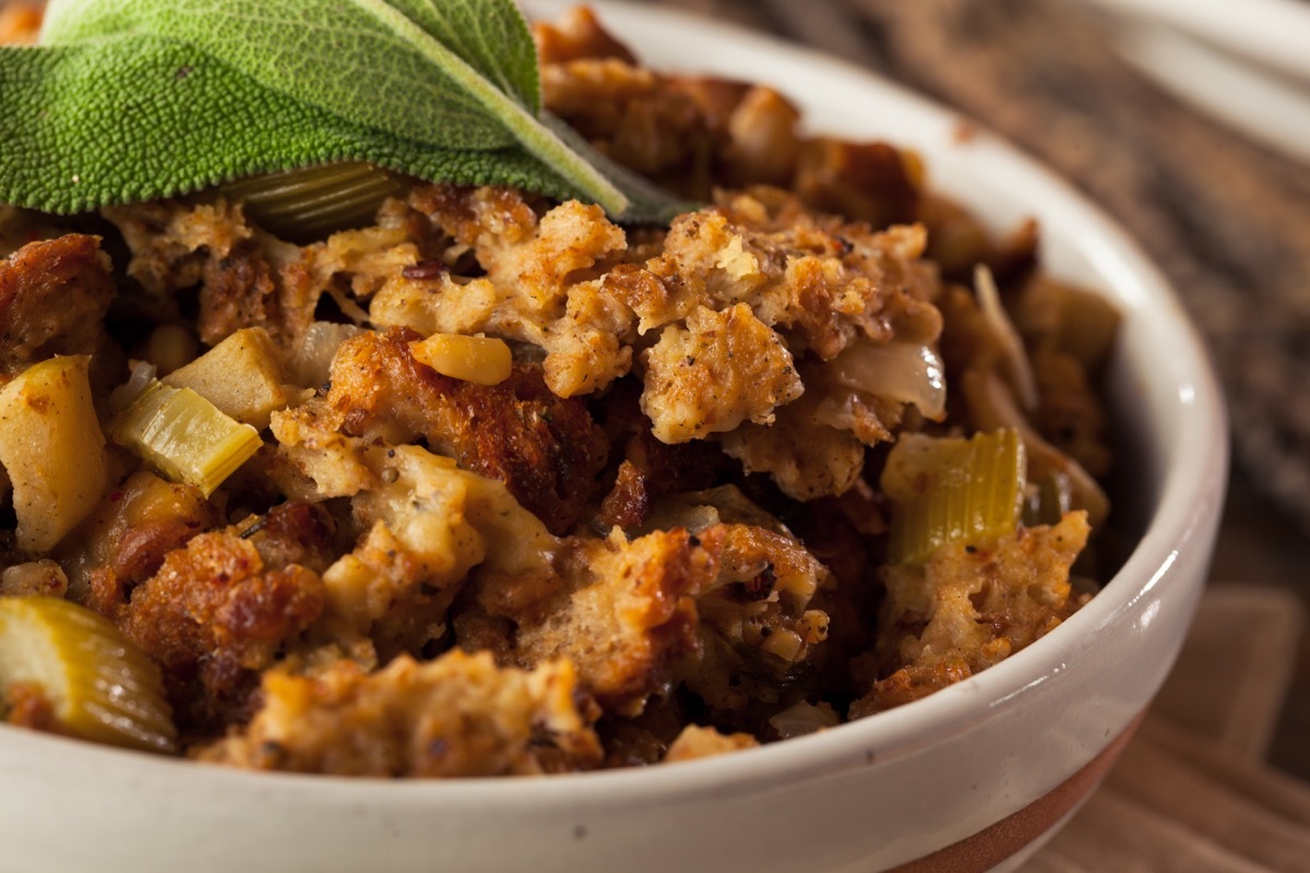 homemade thanksgiving stuffing