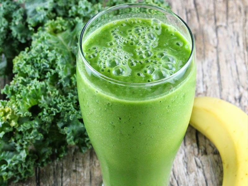 3. Kale and banana drink