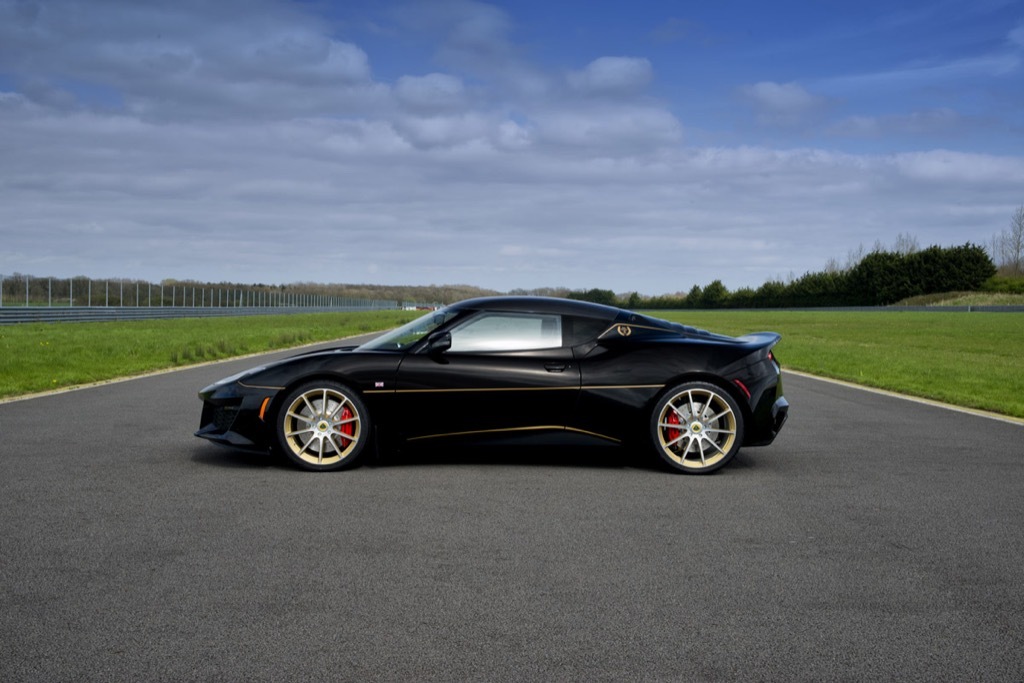 The Lotus Evora Sport 410 is an instantly collectible new car