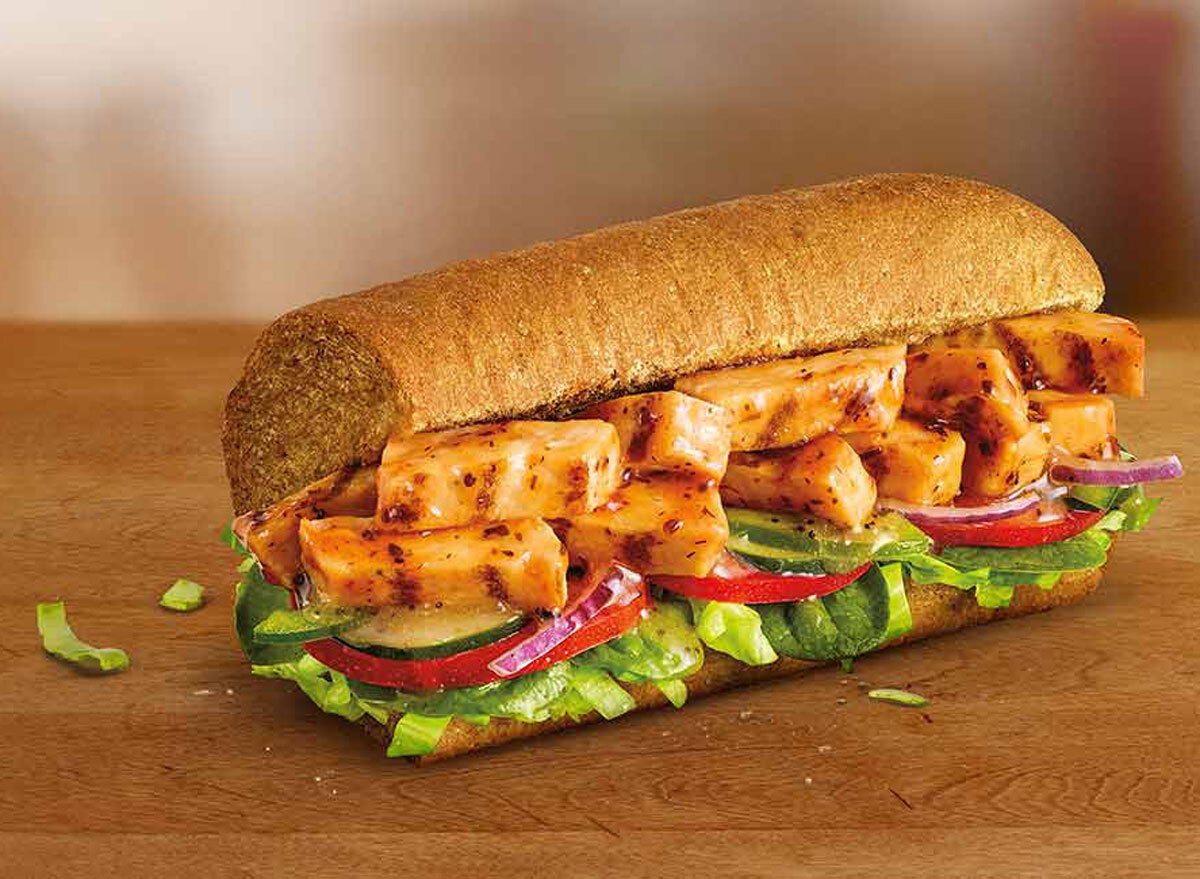 Subway sweet onion terriyaki sub - subway nutrition