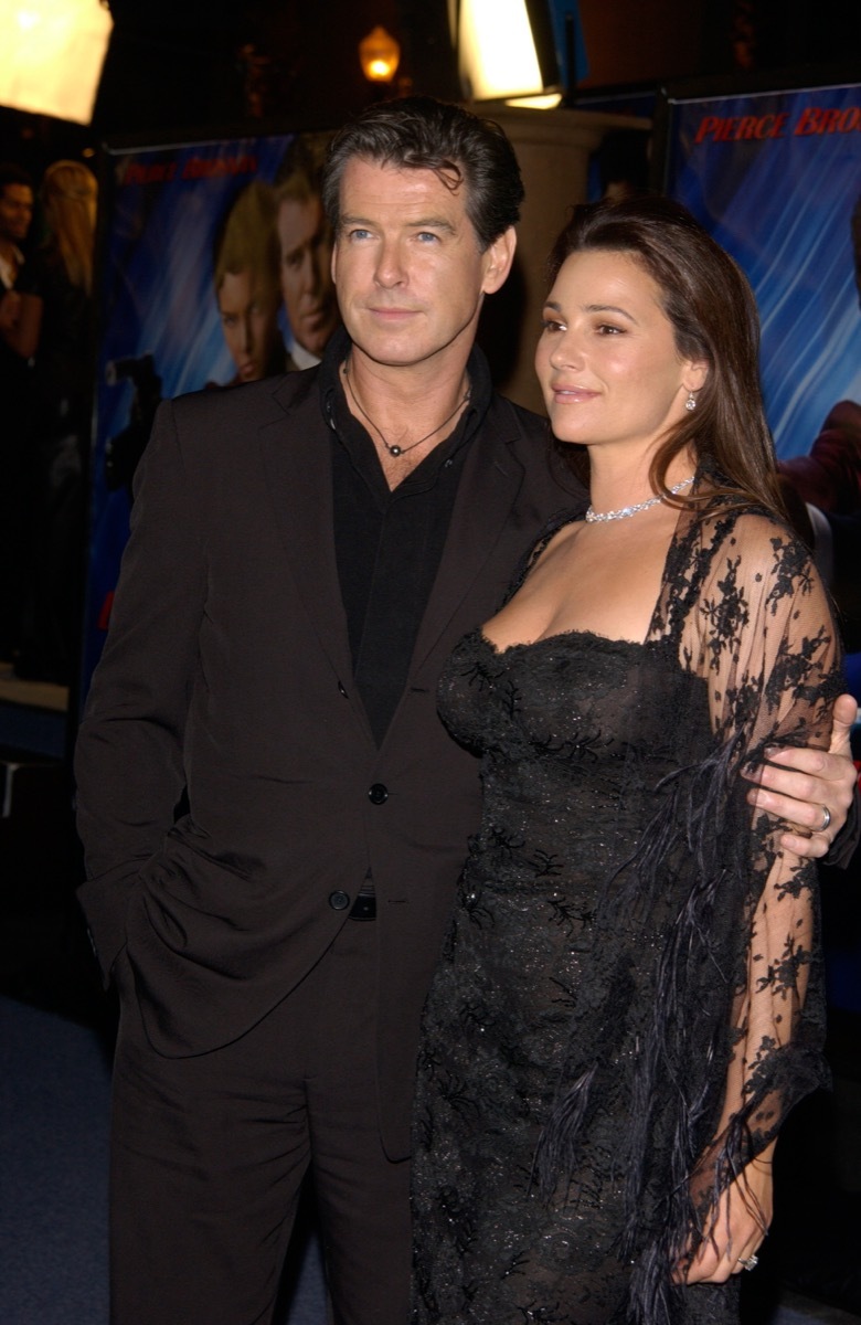 Pierce Brosnan and Keely Shaye Smith