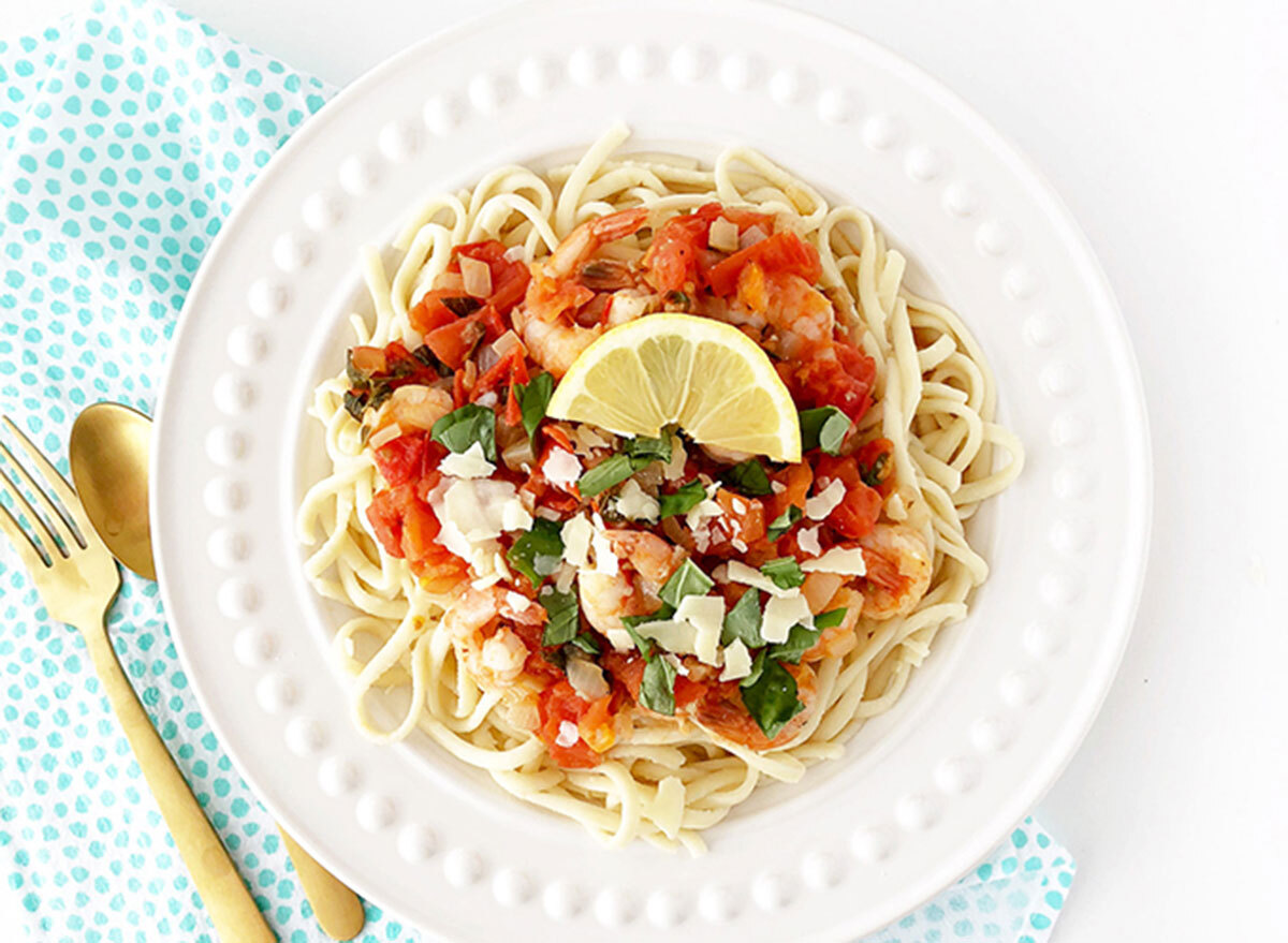 Good Friday recipes fettuccine shrimp