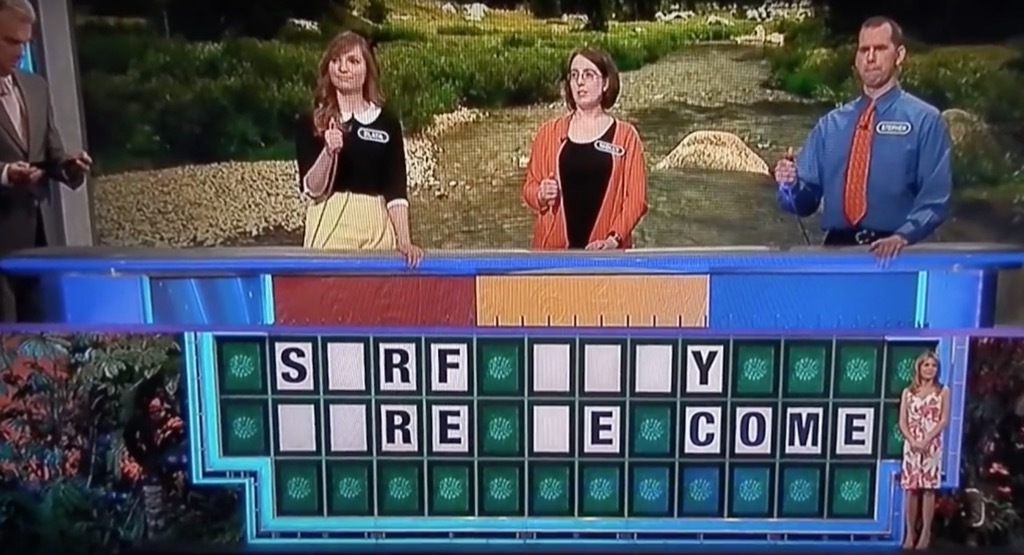 Wheel of Fortune funny gameshow moments Surf City