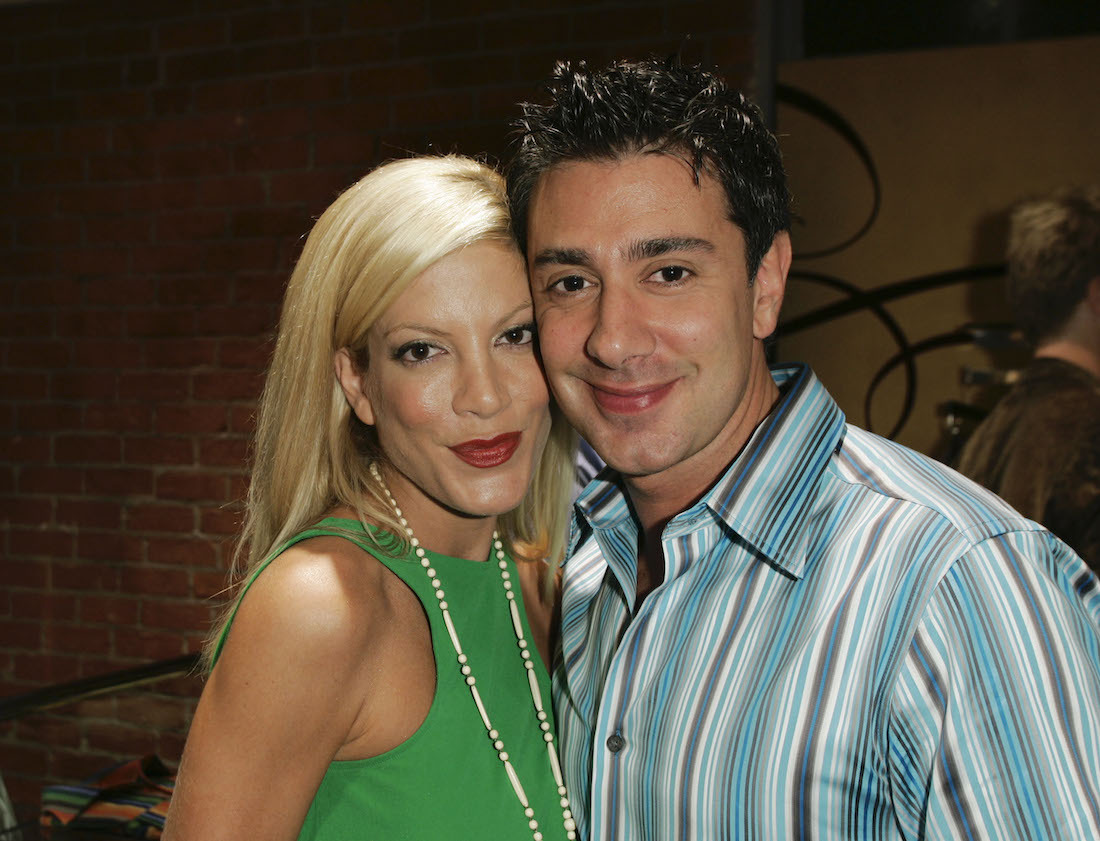 Tori Spelling and Charlie Shanian at a Ted Baker store opening in 2005