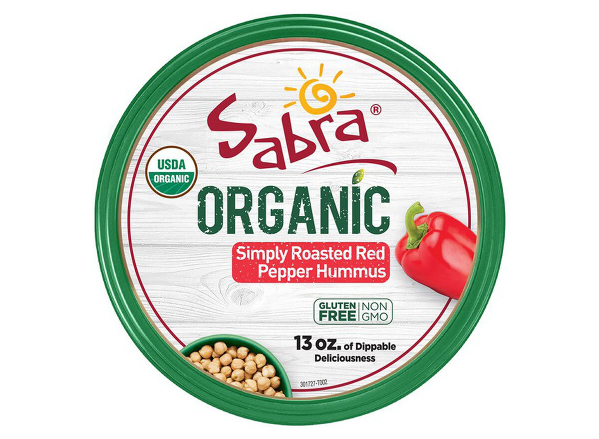 sabra organic red pepper hummus