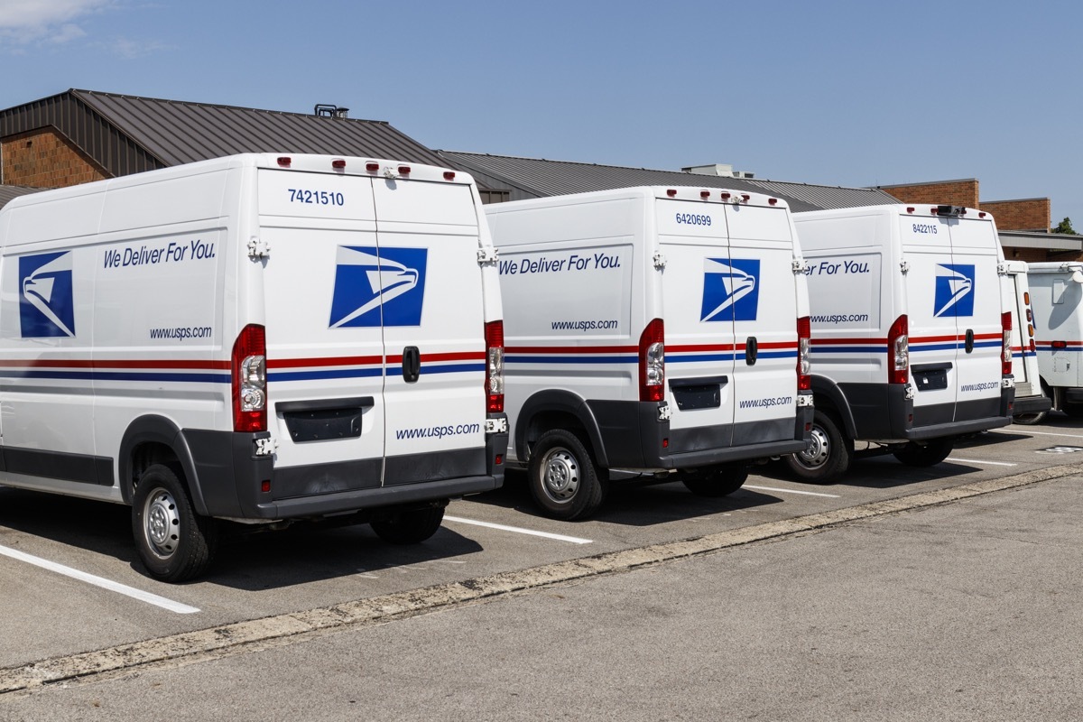 USPS Post Office Mail Trucks. The Post Office is responsible for providing mail delivery VI