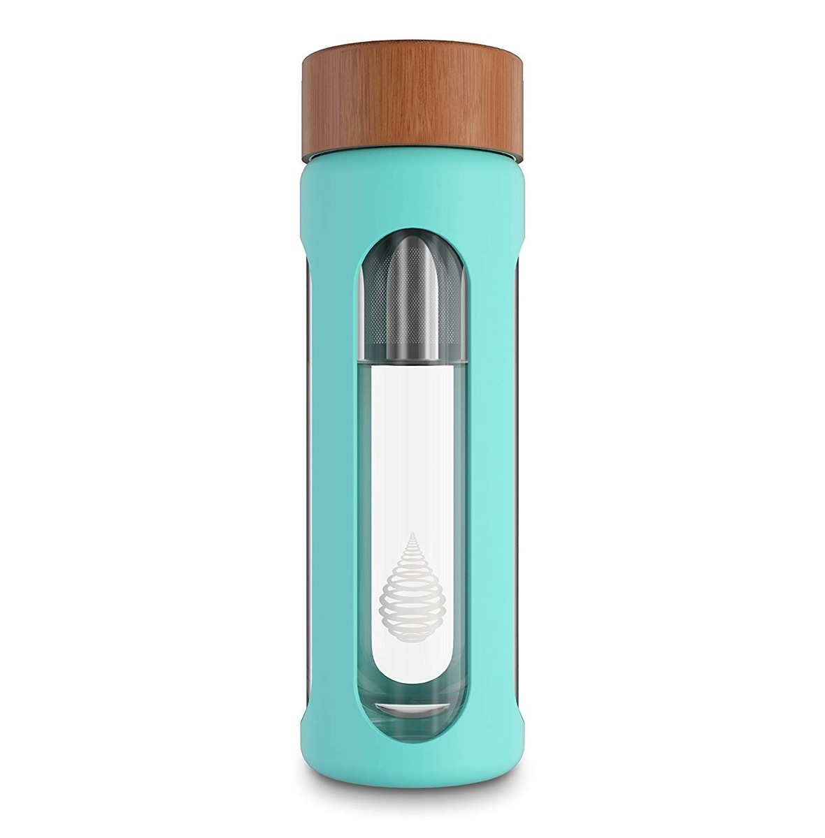 turquoise filter bottle, cute water bottles