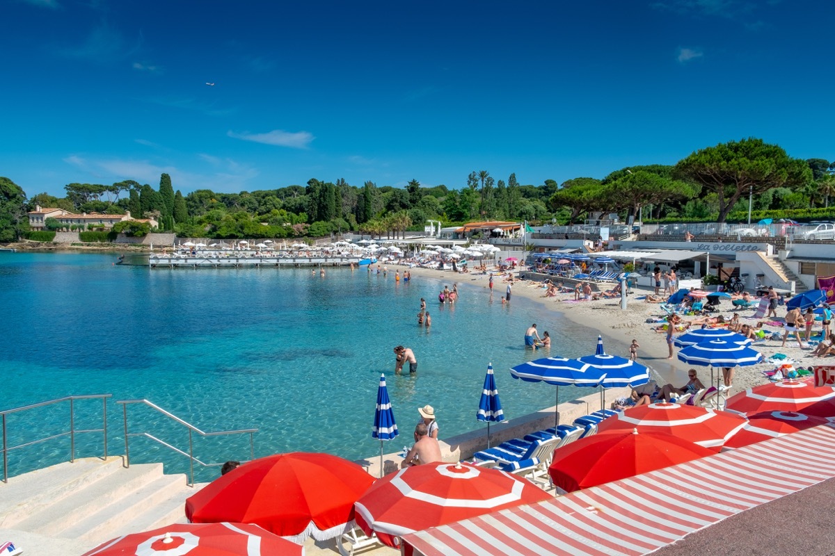 garoupe beach france