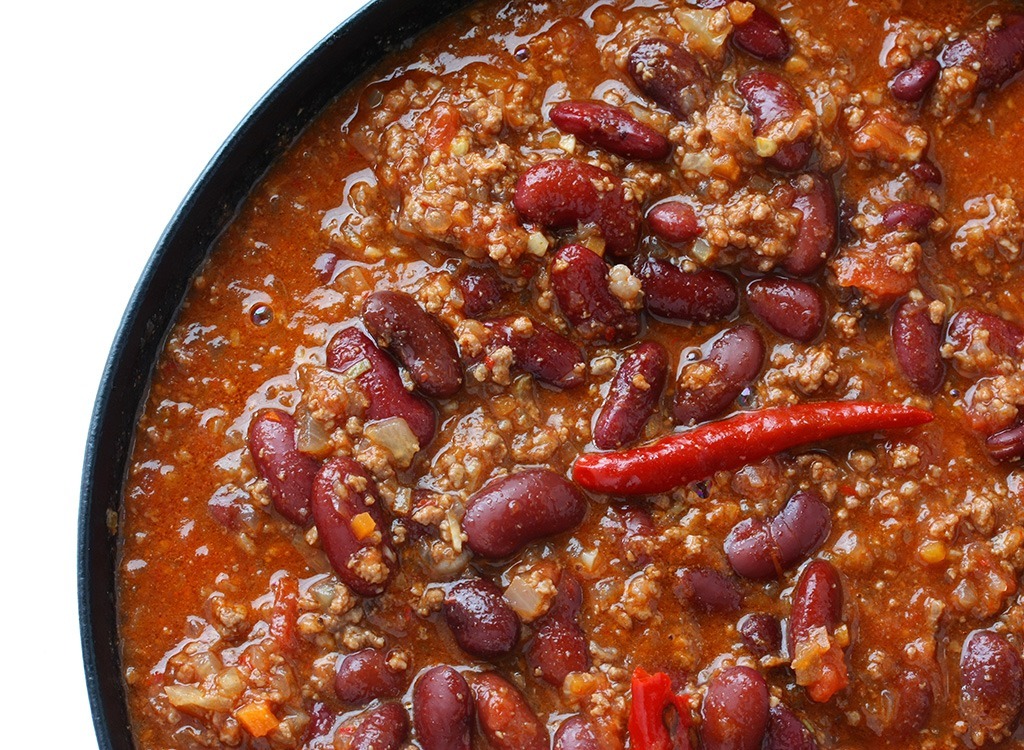 bowl of chili con carne