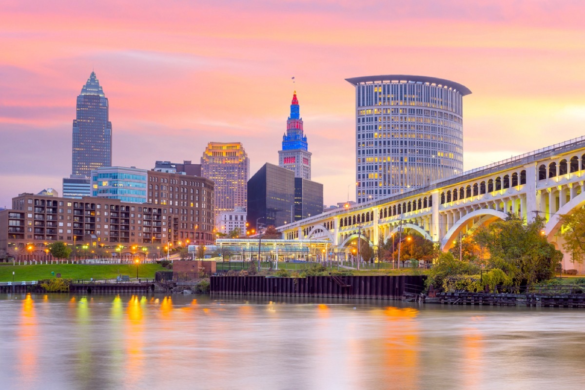 cleveland ohio skyline