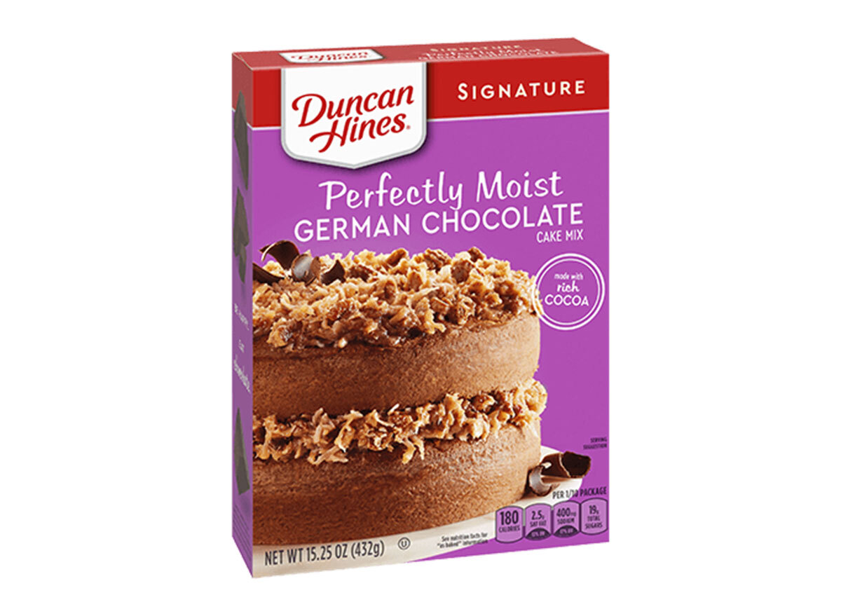 german chocolate cake mix