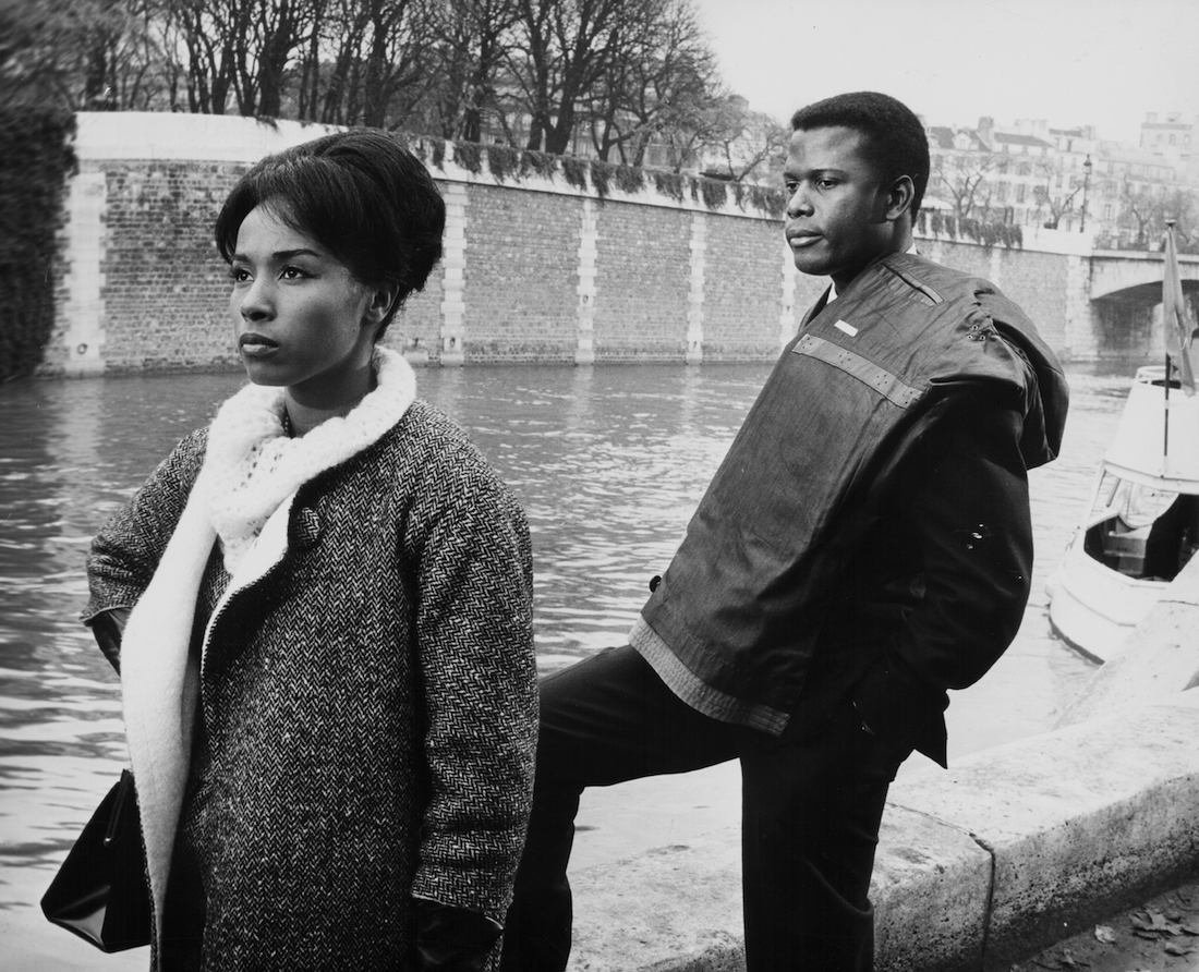 Diahann Carroll and Sidney Poitier in 