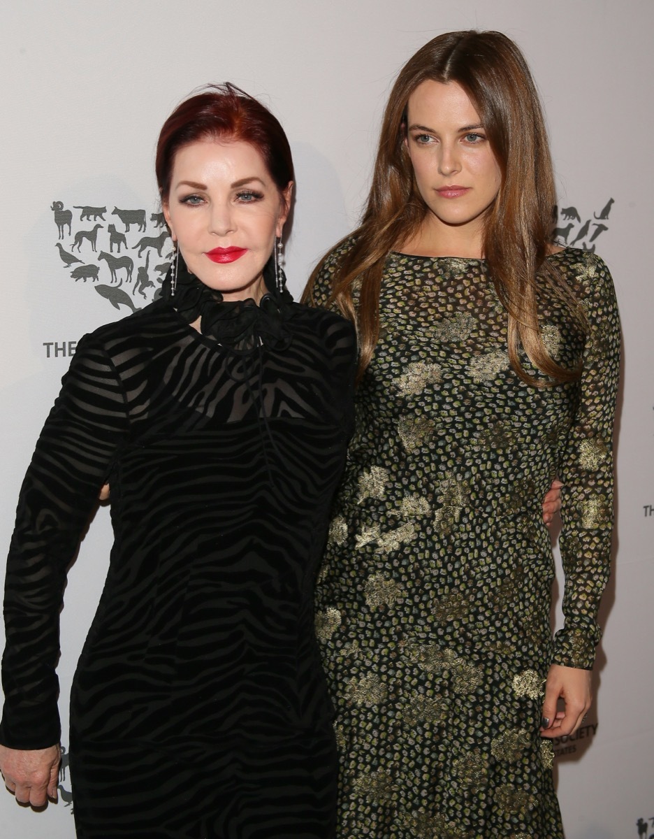 Priscilla Presley and Riley Keough in 2016