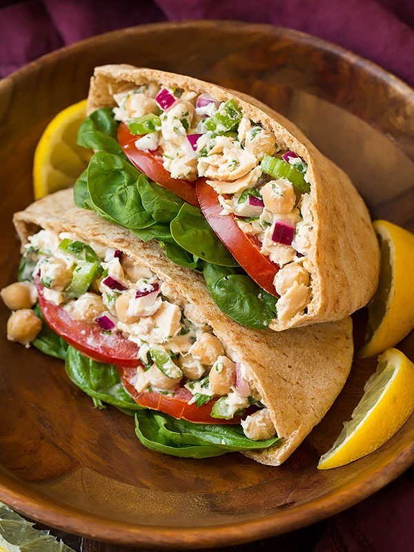 Desk lunch recipes tuna pita