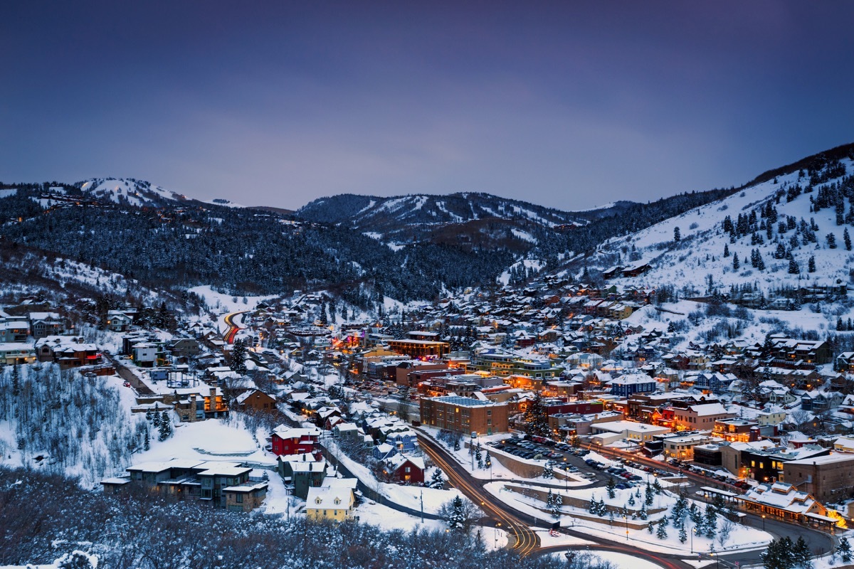 Park City, Utah White Christmas in America