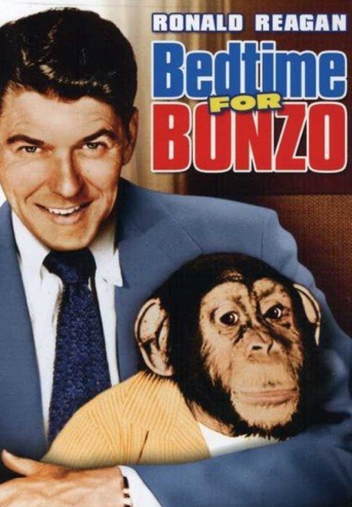 bedtime for bonzo movie cover