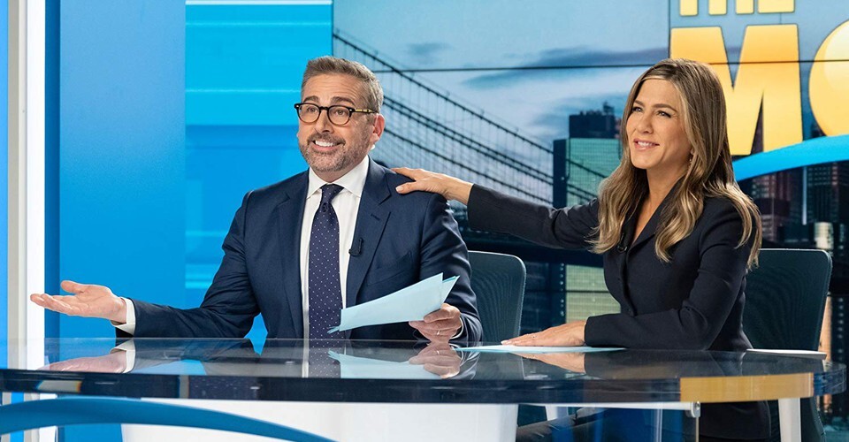 steve carell and jennifer aniston on the morning show