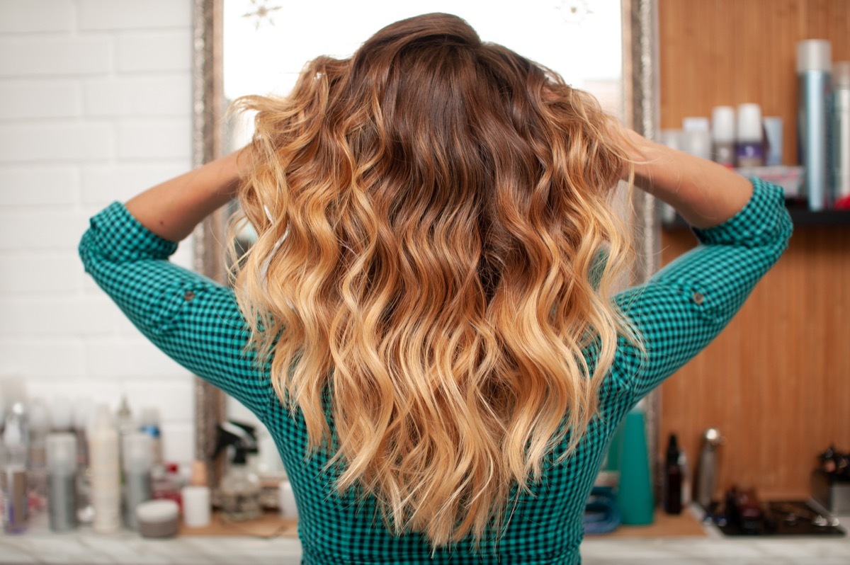 Woman with Beach Waves