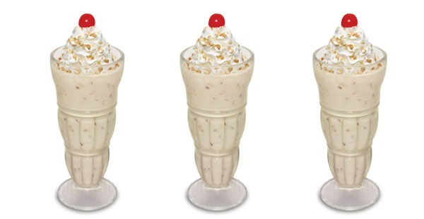 Steak n Shake Regular Salted Caramel Pretzel Specialty Milkshake