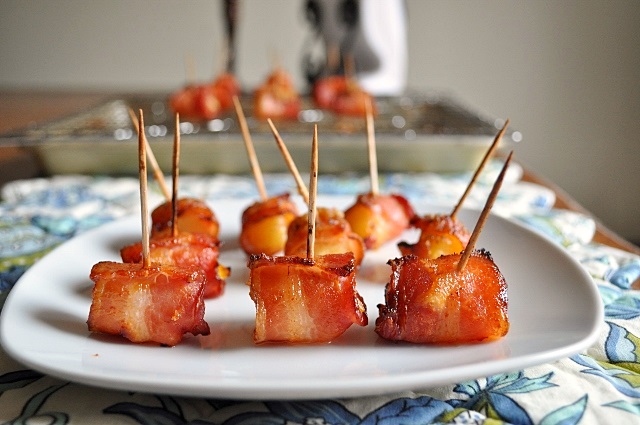 8. Bacon Pineapple Bites