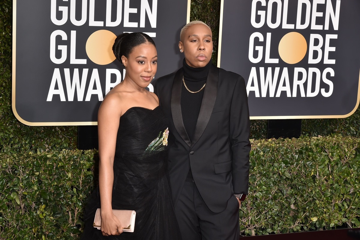 Lena Waithe and Alana Mayo at the Golden Globe Awards